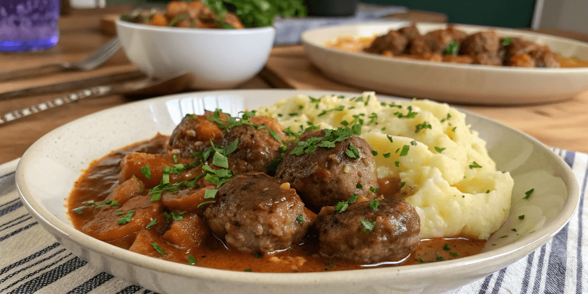 ground sausage dinner