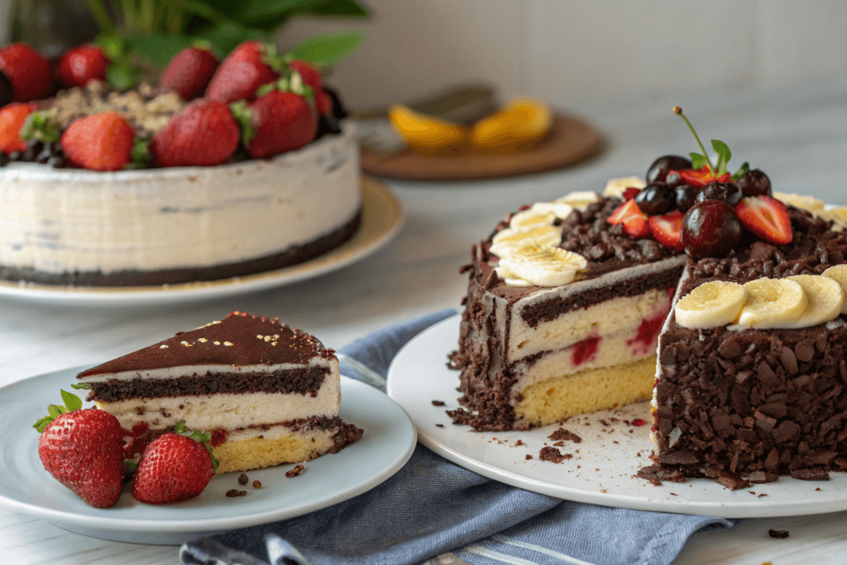 "Banana Split Cake Recipe"