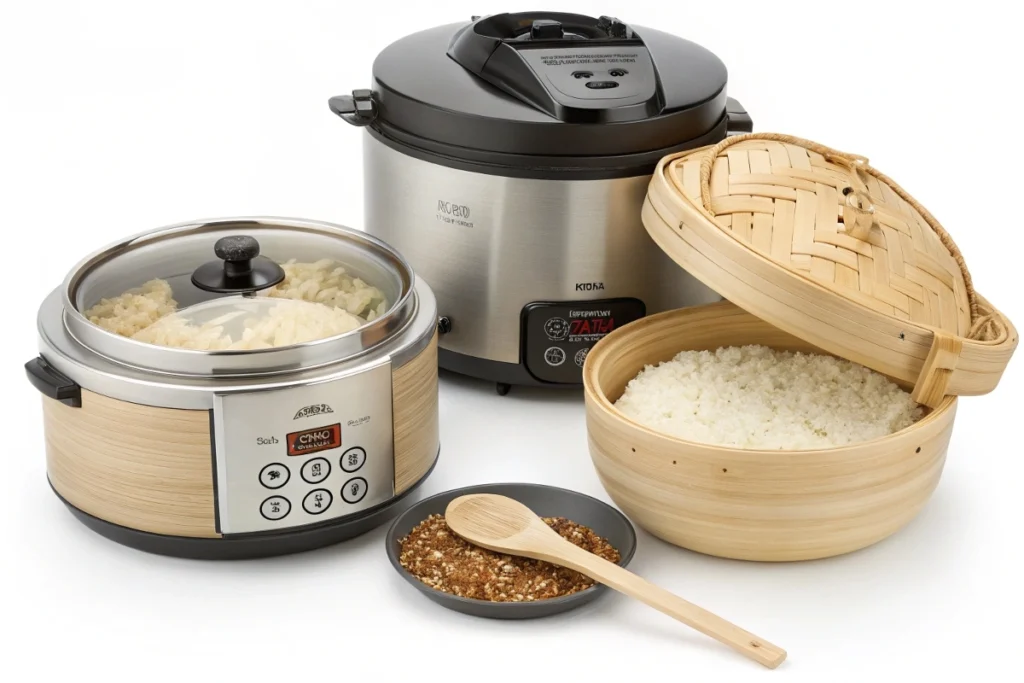 Different Types of Rice Cooking Tools